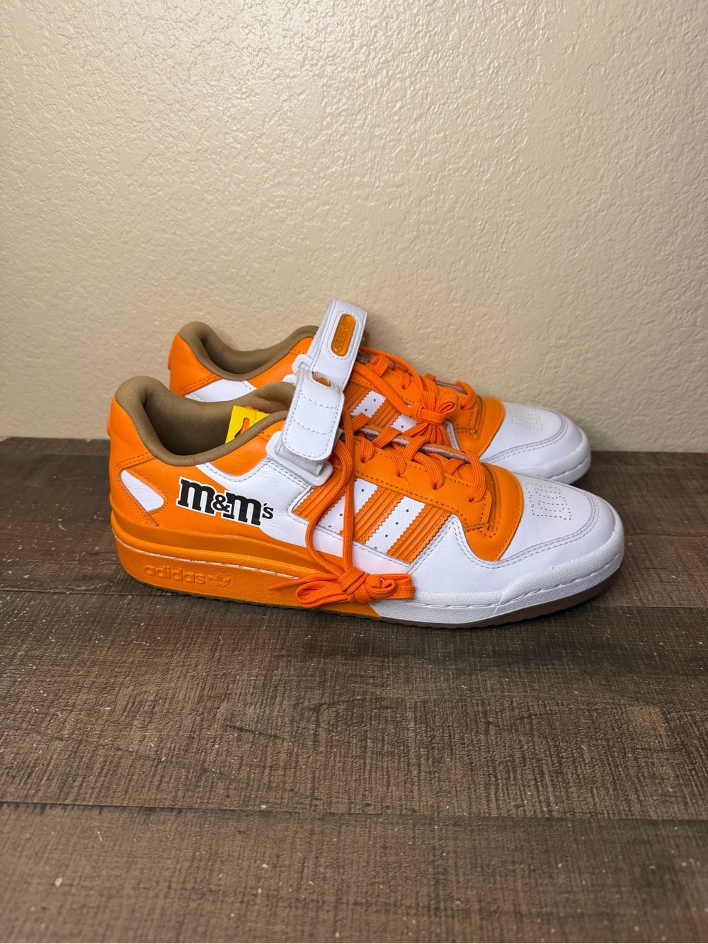 adidas Forum Low x M&M's Orange. 
- Size 8.5 Men.